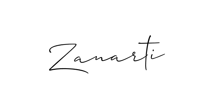 Also we have Zanarti name is the best signature style. Create professional handwritten signature collection using Allison_Script autograph style. Zanarti signature style 2 images and pictures png