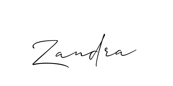 Make a short Zandra signature style. Manage your documents anywhere anytime using Allison_Script. Create and add eSignatures, submit forms, share and send files easily. Zandra signature style 2 images and pictures png