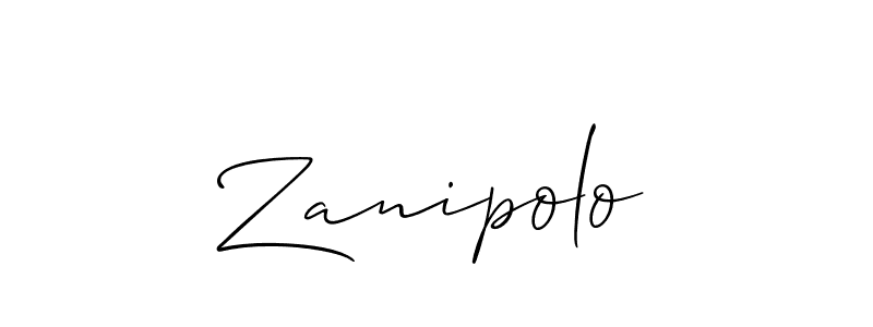 Also You can easily find your signature by using the search form. We will create Zanipolo name handwritten signature images for you free of cost using Allison_Script sign style. Zanipolo signature style 2 images and pictures png