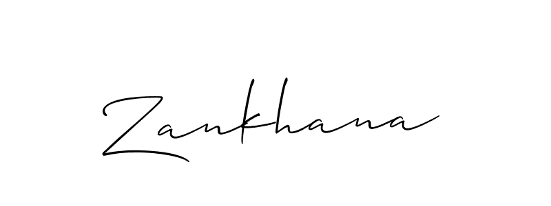 Make a beautiful signature design for name Zankhana. Use this online signature maker to create a handwritten signature for free. Zankhana signature style 2 images and pictures png
