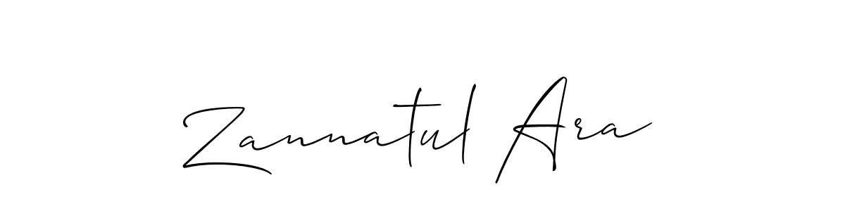 Best and Professional Signature Style for Zannatul Ara. Allison_Script Best Signature Style Collection. Zannatul Ara signature style 2 images and pictures png