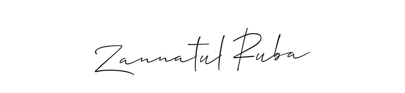 How to Draw Zannatul Ruba signature style? Allison_Script is a latest design signature styles for name Zannatul Ruba. Zannatul Ruba signature style 2 images and pictures png