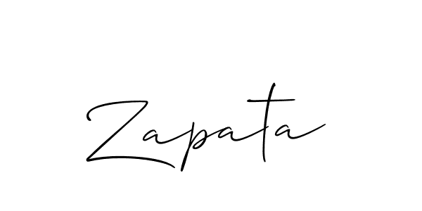 The best way (Allison_Script) to make a short signature is to pick only two or three words in your name. The name Zapata include a total of six letters. For converting this name. Zapata signature style 2 images and pictures png