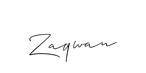 How to Draw Zaqwan signature style? Allison_Script is a latest design signature styles for name Zaqwan. Zaqwan signature style 2 images and pictures png