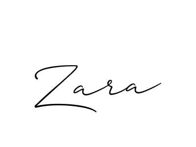 Allison_Script is a professional signature style that is perfect for those who want to add a touch of class to their signature. It is also a great choice for those who want to make their signature more unique. Get Zara name to fancy signature for free. Zara signature style 2 images and pictures png