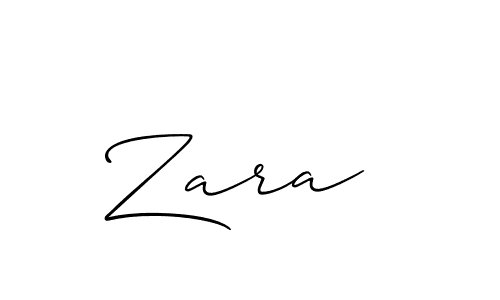 Allison_Script is a professional signature style that is perfect for those who want to add a touch of class to their signature. It is also a great choice for those who want to make their signature more unique. Get Zara  name to fancy signature for free. Zara  signature style 2 images and pictures png