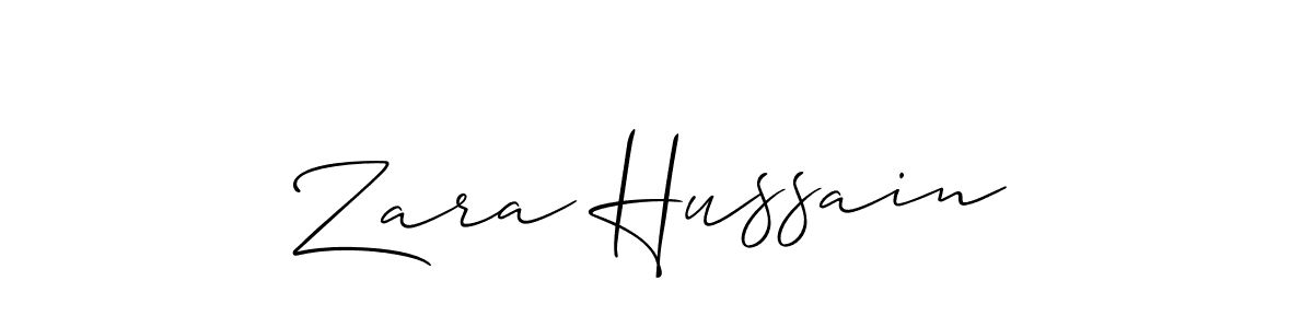 Once you've used our free online signature maker to create your best signature Allison_Script style, it's time to enjoy all of the benefits that Zara Hussain name signing documents. Zara Hussain signature style 2 images and pictures png