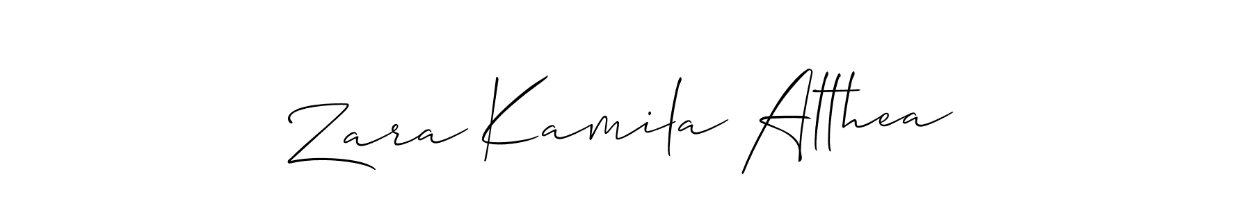 Best and Professional Signature Style for Zara Kamila Althea. Allison_Script Best Signature Style Collection. Zara Kamila Althea signature style 2 images and pictures png