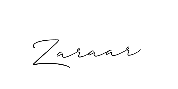 Best and Professional Signature Style for Zaraar. Allison_Script Best Signature Style Collection. Zaraar signature style 2 images and pictures png