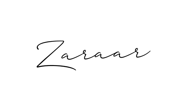 Best and Professional Signature Style for Zaraar. Allison_Script Best Signature Style Collection. Zaraar signature style 2 images and pictures png