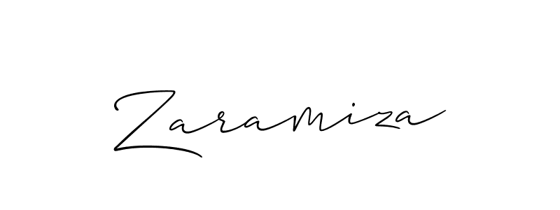 How to make Zaramiza name signature. Use Allison_Script style for creating short signs online. This is the latest handwritten sign. Zaramiza signature style 2 images and pictures png