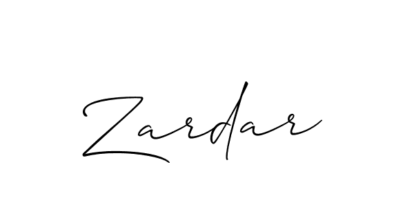 Best and Professional Signature Style for Zardar. Allison_Script Best Signature Style Collection. Zardar signature style 2 images and pictures png