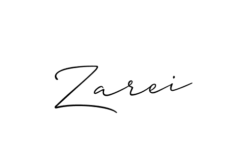 It looks lik you need a new signature style for name Zarei. Design unique handwritten (Allison_Script) signature with our free signature maker in just a few clicks. Zarei signature style 2 images and pictures png