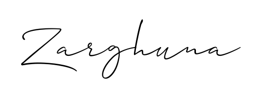 Make a beautiful signature design for name Zarghuna. With this signature (Allison_Script) style, you can create a handwritten signature for free. Zarghuna signature style 2 images and pictures png