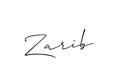 Make a short Zarib signature style. Manage your documents anywhere anytime using Allison_Script. Create and add eSignatures, submit forms, share and send files easily. Zarib signature style 2 images and pictures png