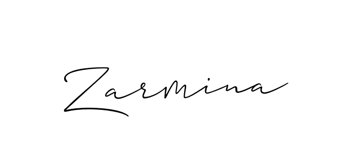 Also we have Zarmina name is the best signature style. Create professional handwritten signature collection using Allison_Script autograph style. Zarmina signature style 2 images and pictures png