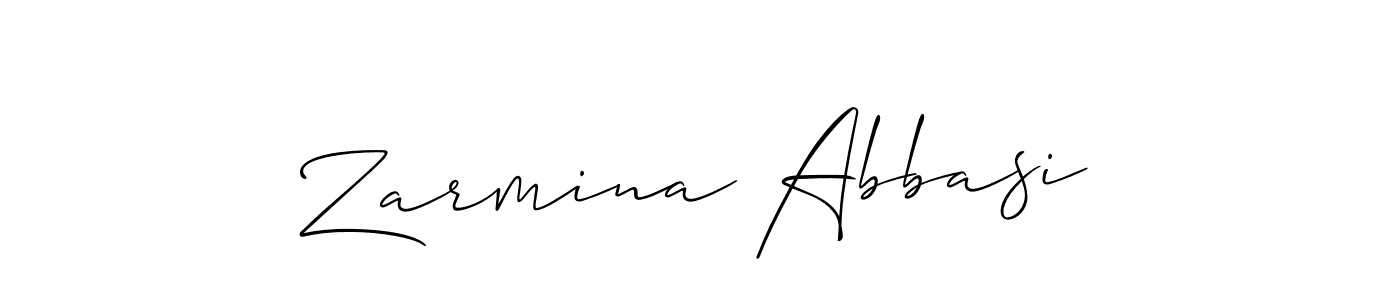 Once you've used our free online signature maker to create your best signature Allison_Script style, it's time to enjoy all of the benefits that Zarmina Abbasi name signing documents. Zarmina Abbasi signature style 2 images and pictures png