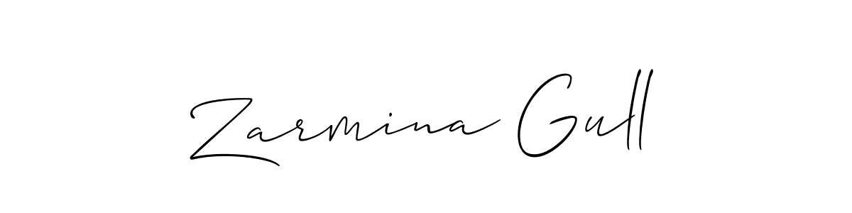 if you are searching for the best signature style for your name Zarmina Gull. so please give up your signature search. here we have designed multiple signature styles  using Allison_Script. Zarmina Gull signature style 2 images and pictures png