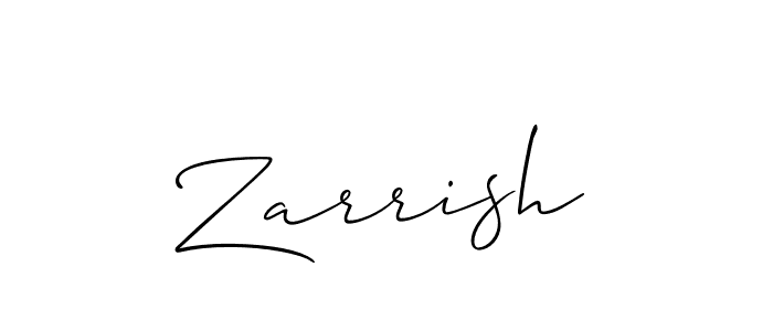 Once you've used our free online signature maker to create your best signature Allison_Script style, it's time to enjoy all of the benefits that Zarrish name signing documents. Zarrish signature style 2 images and pictures png