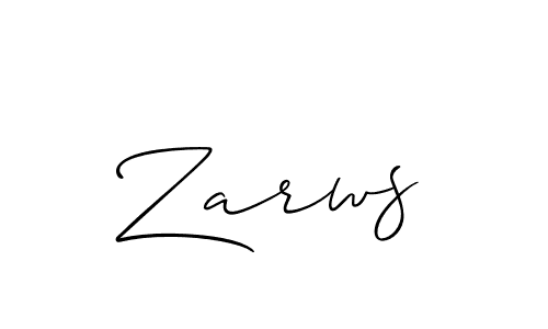 Once you've used our free online signature maker to create your best signature Allison_Script style, it's time to enjoy all of the benefits that Zarws name signing documents. Zarws signature style 2 images and pictures png