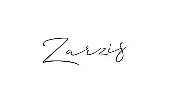 Also You can easily find your signature by using the search form. We will create Zarzis name handwritten signature images for you free of cost using Allison_Script sign style. Zarzis signature style 2 images and pictures png