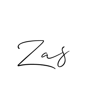 Make a beautiful signature design for name Zas. Use this online signature maker to create a handwritten signature for free. Zas signature style 2 images and pictures png