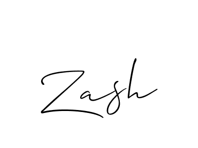 You should practise on your own different ways (Allison_Script) to write your name (Zash) in signature. don't let someone else do it for you. Zash signature style 2 images and pictures png