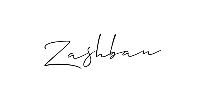 The best way (Allison_Script) to make a short signature is to pick only two or three words in your name. The name Zashban include a total of six letters. For converting this name. Zashban signature style 2 images and pictures png