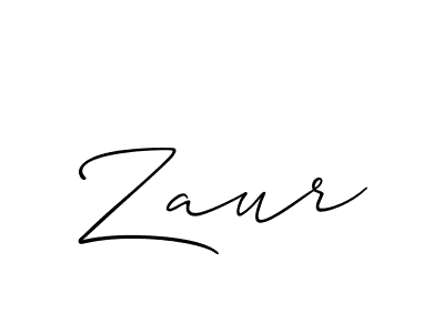 Zaur stylish signature style. Best Handwritten Sign (Allison_Script) for my name. Handwritten Signature Collection Ideas for my name Zaur. Zaur signature style 2 images and pictures png