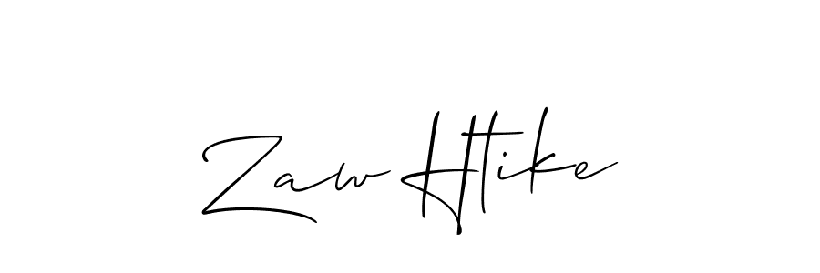 Also we have Zaw Htike name is the best signature style. Create professional handwritten signature collection using Allison_Script autograph style. Zaw Htike signature style 2 images and pictures png