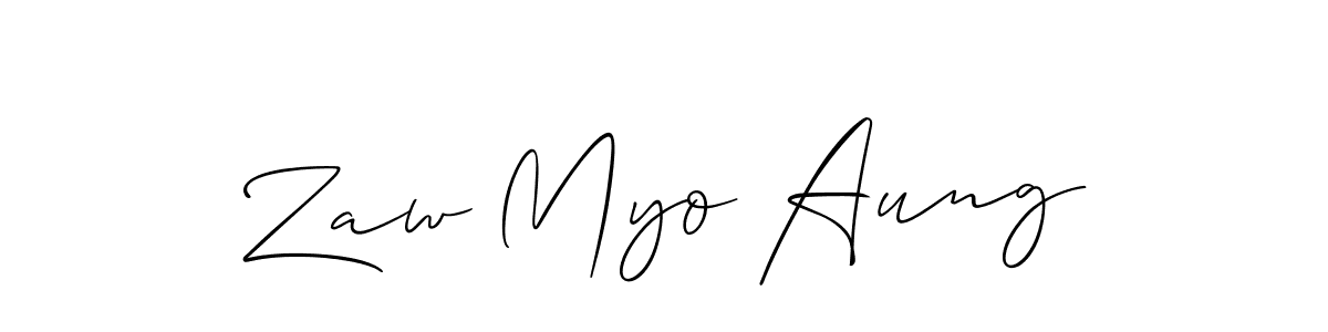 Once you've used our free online signature maker to create your best signature Allison_Script style, it's time to enjoy all of the benefits that Zaw Myo Aung name signing documents. Zaw Myo Aung signature style 2 images and pictures png