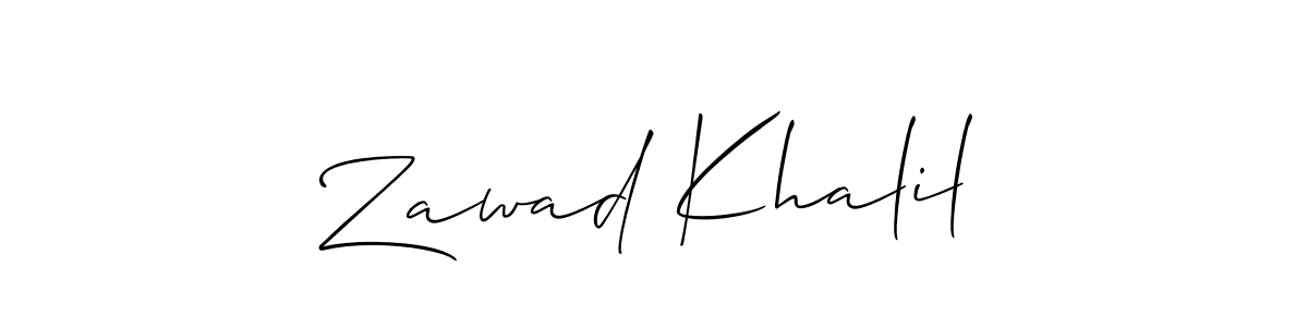 You can use this online signature creator to create a handwritten signature for the name Zawad Khalil. This is the best online autograph maker. Zawad Khalil signature style 2 images and pictures png