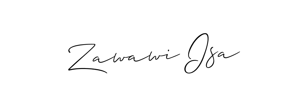 Similarly Allison_Script is the best handwritten signature design. Signature creator online .You can use it as an online autograph creator for name Zawawi Isa. Zawawi Isa signature style 2 images and pictures png