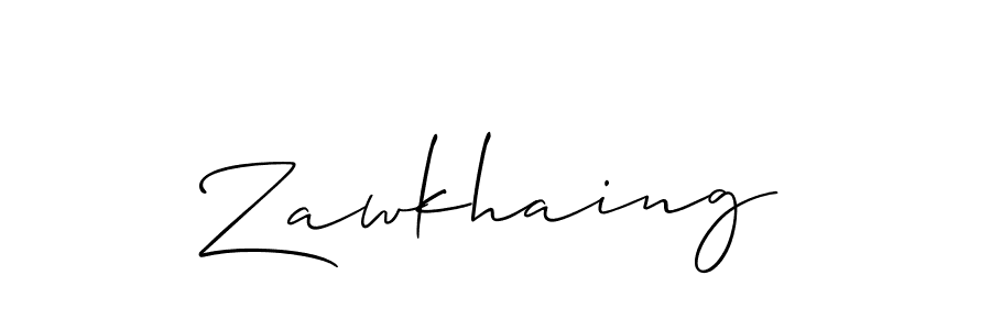 You can use this online signature creator to create a handwritten signature for the name Zawkhaing. This is the best online autograph maker. Zawkhaing signature style 2 images and pictures png