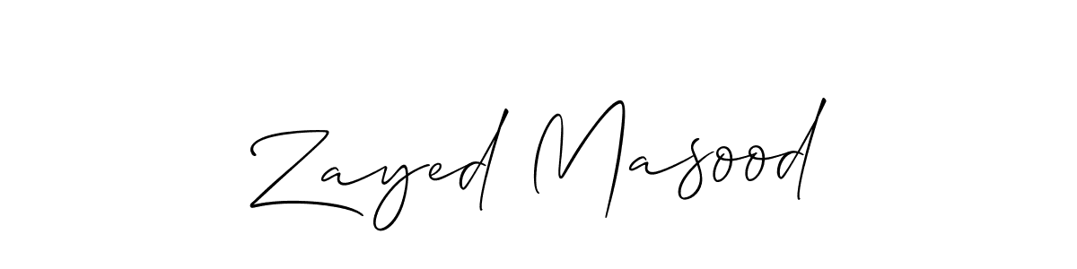 Once you've used our free online signature maker to create your best signature Allison_Script style, it's time to enjoy all of the benefits that Zayed Masood name signing documents. Zayed Masood signature style 2 images and pictures png