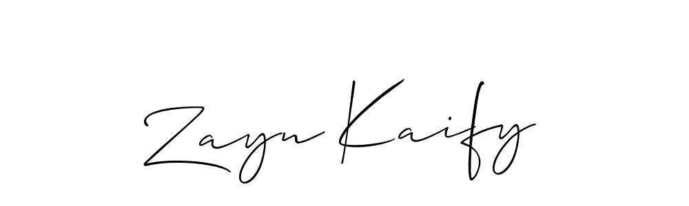 Check out images of Autograph of Zayn Kaify name. Actor Zayn Kaify Signature Style. Allison_Script is a professional sign style online. Zayn Kaify signature style 2 images and pictures png