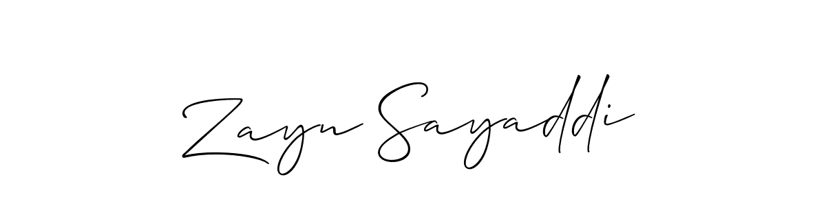 This is the best signature style for the Zayn Sayaddi name. Also you like these signature font (Allison_Script). Mix name signature. Zayn Sayaddi signature style 2 images and pictures png