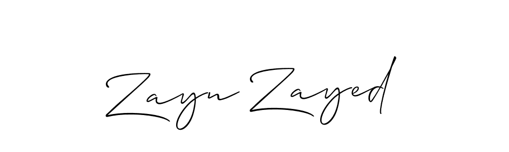 Allison_Script is a professional signature style that is perfect for those who want to add a touch of class to their signature. It is also a great choice for those who want to make their signature more unique. Get Zayn Zayed name to fancy signature for free. Zayn Zayed signature style 2 images and pictures png