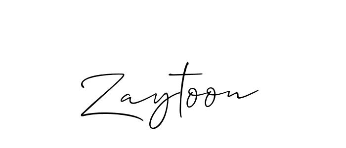 How to Draw Zaytoon signature style? Allison_Script is a latest design signature styles for name Zaytoon. Zaytoon signature style 2 images and pictures png