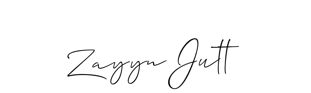 if you are searching for the best signature style for your name Zayyn Jutt. so please give up your signature search. here we have designed multiple signature styles  using Allison_Script. Zayyn Jutt signature style 2 images and pictures png