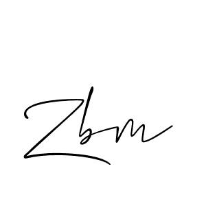 Zbm stylish signature style. Best Handwritten Sign (Allison_Script) for my name. Handwritten Signature Collection Ideas for my name Zbm. Zbm signature style 2 images and pictures png