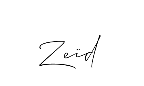 How to make Zeïd name signature. Use Allison_Script style for creating short signs online. This is the latest handwritten sign. Zeïd signature style 2 images and pictures png