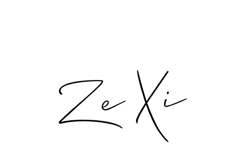 You can use this online signature creator to create a handwritten signature for the name Ze Xi. This is the best online autograph maker. Ze Xi signature style 2 images and pictures png