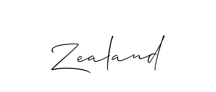Allison_Script is a professional signature style that is perfect for those who want to add a touch of class to their signature. It is also a great choice for those who want to make their signature more unique. Get Zealand name to fancy signature for free. Zealand signature style 2 images and pictures png