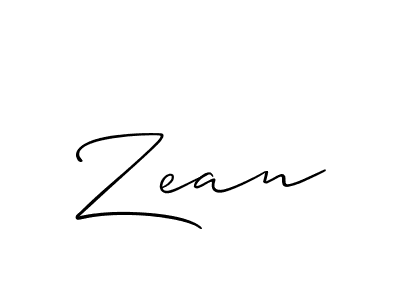 if you are searching for the best signature style for your name Zean. so please give up your signature search. here we have designed multiple signature styles  using Allison_Script. Zean signature style 2 images and pictures png