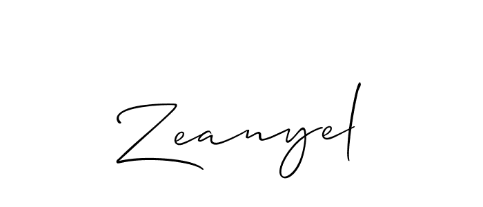 Here are the top 10 professional signature styles for the name Zeanyel. These are the best autograph styles you can use for your name. Zeanyel signature style 2 images and pictures png