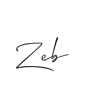 Here are the top 10 professional signature styles for the name Zeb. These are the best autograph styles you can use for your name. Zeb signature style 2 images and pictures png