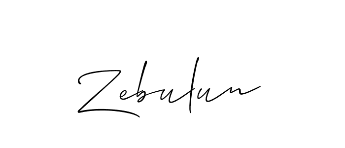 Also we have Zebulun name is the best signature style. Create professional handwritten signature collection using Allison_Script autograph style. Zebulun signature style 2 images and pictures png