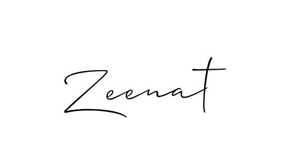 Best and Professional Signature Style for Zeenat. Allison_Script Best Signature Style Collection. Zeenat signature style 2 images and pictures png