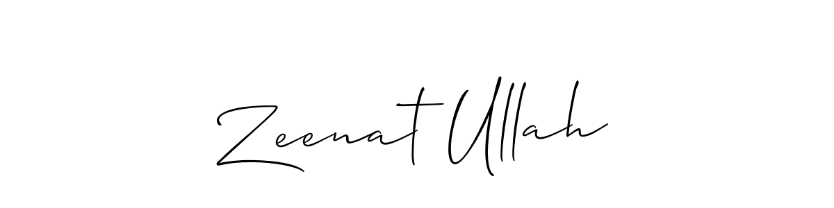 Here are the top 10 professional signature styles for the name Zeenat Ullah. These are the best autograph styles you can use for your name. Zeenat Ullah signature style 2 images and pictures png